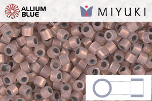 MIYUKI Delica® Seed Beads (DBM0191) 10/0 Round Medium - Copper Lined Opal - Haga Click en la Imagen para Cerrar