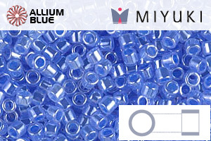 MIYUKI Delica® Seed Beads (DBM0240) 10/0 Round Medium - Dark Sky Blue Ceylon - 关闭视窗 >> 可点击图片