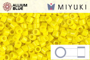 MIYUKI Delica® Seed Beads (DBM0721) 10/0 Round Medium - Opaque Yellow - Haga Click en la Imagen para Cerrar