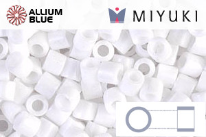 MIYUKI Delica® Seed Beads (DBL0200) 8/0 Round Large - Opaque White - 关闭视窗 >> 可点击图片