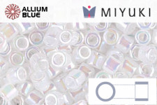 MIYUKI Delica® Seed Beads (DBL0202) 8/0 Round Large - White Pearl AB