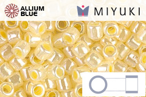 MIYUKI Delica® Seed Beads (DBL0232) 8/0 Round Large - Light Lemon Ice Ceylon - Haga Click en la Imagen para Cerrar