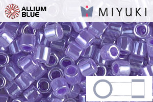 MIYUKI Delica® Seed Beads (DBL0249) 8/0 Round Large - Purple Ceylon - Click Image to Close