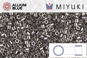 MIYUKI Delica® Seed Beads (DBS0021) 15/0 Round Small - Nickel Plated - 关闭视窗 >> 可点击图片