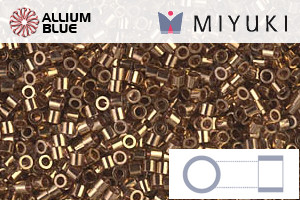 MIYUKI Delica® Seed Beads (DBS0022L) 15/0 Round Small - Metallic Light Bronze - Haga Click en la Imagen para Cerrar