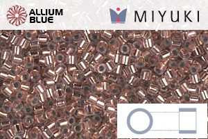 MIYUKI Delica® Seed Beads (DBS0037) 15/0 Round Small - Copper Lined Crystal - 关闭视窗 >> 可点击图片