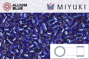 MIYUKI Delica® Seed Beads (DBS0047) 15/0 Round Small - Silver Lined Cobalt - 关闭视窗 >> 可点击图片