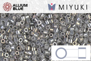 MIYUKI Delica® Seed Beads (DBS0251) 15/0 Round Small - Opaque Smoke Gray Luster - 关闭视窗 >> 可点击图片