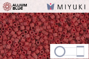 MIYUKI Delica® Seed Beads (DBS0378) 15/0 Round Small - Matte Metallic Brick Red - 关闭视窗 >> 可点击图片
