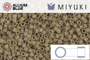 MIYUKI Delica® Seed Beads (DBS0390) 15/0 Round Small - Matte Opaque Green Tea - 关闭视窗 >> 可点击图片