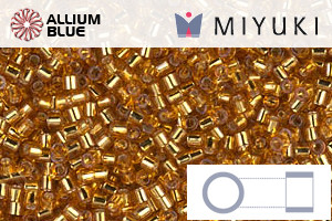 MIYUKI Delica® Seed Beads (DBS1201) 15/0 Round Small - Silver Lined Marigold - 關閉視窗 >> 可點擊圖片