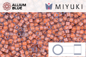 MIYUKI Delica® Seed Beads (DB2042) 11/0 Round - Luminous Sea Coral - Haga Click en la Imagen para Cerrar