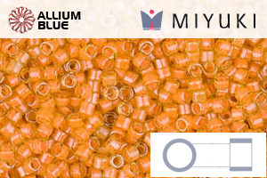 MIYUKI Delica® Seed Beads (DB2045) 11/0 Round - Luminous Mango - Haga Click en la Imagen para Cerrar