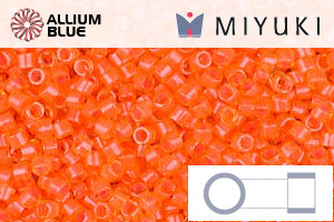 MIYUKI Delica® Seed Beads (DB2047) 11/0 Round - Luminous Bittersweet - Haga Click en la Imagen para Cerrar