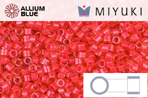 MIYUKI Delica® Seed Beads (DB2051) 11/0 Round - Luminous Poppy Red - Haga Click en la Imagen para Cerrar