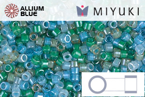 MIYUKI Delica® Seed Beads (DB2067) 11/0 Round - Luminous Mix 7 - Haga Click en la Imagen para Cerrar