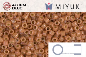 MIYUKI Delica® Seed Beads (DB2107) 11/0 Round - DURACOAT Op Cedar - Click Image to Close