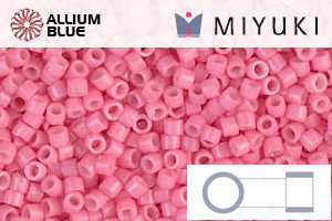 MIYUKI Delica® Seed Beads (DB2117) 11/0 Round - DURACOAT Op Carnation - Click Image to Close