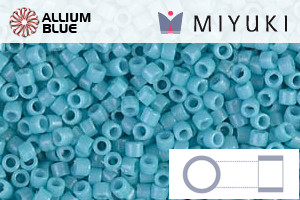 MIYUKI Delica® Seed Beads (DB2128) 11/0 Round - Duracoat Op Nile Blue
