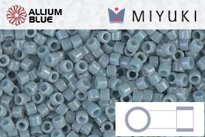 MIYUKI Delica® Seed Beads (DB2129) 11/0 Round - DURACOAT Op Moody Blue - Click Image to Close