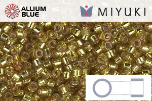 MIYUKI Delica® Seed Beads (DB2164) 11/0 Round - DURACOAT Silver Lined Zest