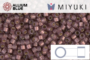 MIYUKI Delica® Seed Beads (DB2183) 11/0 Round - Duracoat Silver Lined Semi-Matte Raisin - Haga Click en la Imagen para Cerrar