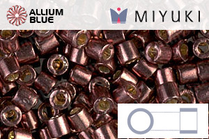 MIYUKI Delica® Seed Beads (DBL1843) 8/0 Round Large - Duracoat Galvanized Dark Mauve - Haga Click en la Imagen para Cerrar