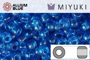MIYUKI Round Rocailles Seed Beads (RR11-0148D) 11/0 Small - Transparent Ocean Blue - Haga Click en la Imagen para Cerrar