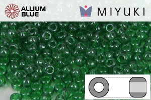 MIYUKI Round Rocailles Seed Beads (RR11-0173) 11/0 Small - Green Luster - Haga Click en la Imagen para Cerrar
