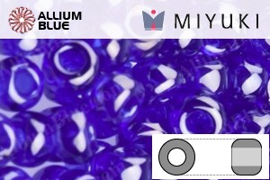 MIYUKI Round Rocailles Seed Beads (RR11-0176) 11/0 Small - Cobalt Luster - Click Image to Close