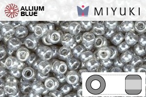 MIYUKI Round Rocailles Seed Beads (RR11-0178) 11/0 Small - Gray Luster - Haga Click en la Imagen para Cerrar