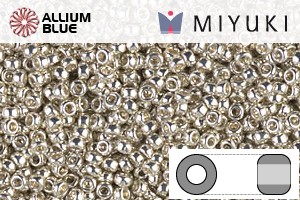 MIYUKI Round Rocailles Seed Beads (RR11-0181) 11/0 Small - Galvanized Silver - Haga Click en la Imagen para Cerrar