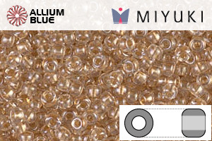 MIYUKI Round Rocailles Seed Beads (RR11-0234) 11/0 Small - Crystal Lined Gold Luster - Haga Click en la Imagen para Cerrar