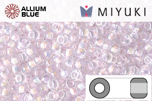 MIYUKI Round Rocailles Seed Beads (RR11-0272) 11/0 Small - Pink Lined Crystal AB - 关闭视窗 >> 可点击图片