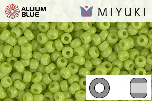 MIYUKI Round Seed Beads (RR11-0416) - Opaque Chartreuse - 關閉視窗 >> 可點擊圖片