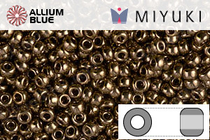 MIYUKI Round Rocailles Seed Beads (RR11-0457) 11/0 Small - Metallic Dark Bronze - Haga Click en la Imagen para Cerrar