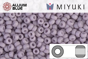 MIYUKI Round Rocailles Seed Beads (RR11-2025) 11/0 Small - Matte Opaque Light Mauve - Haga Click en la Imagen para Cerrar