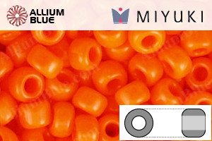 MIYUKI Round Rocailles Seed Beads (RR8-0405) 8/0 Large - Opaque Mandarin - Haga Click en la Imagen para Cerrar