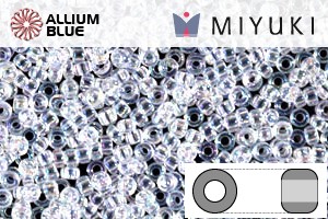 MIYUKI Round Rocailles Seed Beads (RR5-0250) 5/0 E Beads - Crystal AB