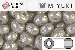 MIYUKI Round Rocailles Seed Beads (RR5-3956) 5/0 E Beads - Baroque Pearl Silver - 關閉視窗 >> 可點擊圖片