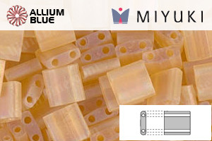 MIYUKI TILA Beads (TL-0132FR) - Matte Transparent Light Topaz AB