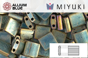 MIYUKI TILA Beads (TL-2008) - Matte Metallic Patina Iris - 關閉視窗 >> 可點擊圖片