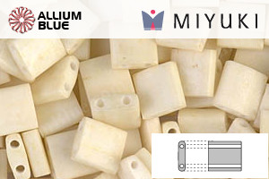 MIYUKI TILA™ Beads (TL-2021) - ツヤ消　白ギョク焼付ラスター　アイボリー - ウインドウを閉じる