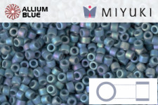 MIYUKI Delica® Seed Beads (DB2316) 11/0 Round - Matte Opaque Glazed Moody Blue AB