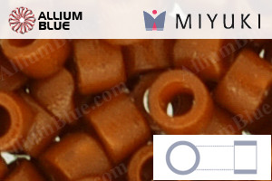 MIYUKI Delica® Seed Beads (DB2352) 11/0 Round - Duracoat Opaque Dyed Terracotta - 关闭视窗 >> 可点击图片