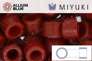 MIYUKI Delica® Seed Beads (DB2354) 11/0 Round - Duracoat Opaque Dyed Shanghai Red - Click Image to Close