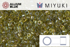 MIYUKI Delica® Seed Beads (DB2377) 11/0 Round - Inside Dyed Lime