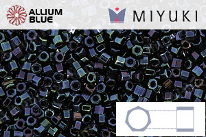 MIYUKI Delica® Seed Beads (DBC0002) 11/0 Hex Cut - Metallic Dark Blue Iris - Haga Click en la Imagen para Cerrar