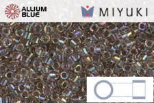 MIYUKI Delica® Seed Beads (DB0069) 11/0 Round - Blush Lined Crystal AB