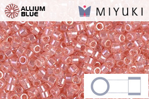 MIYUKI Delica® Seed Beads (DB0106) 11/0 Round - Shell Pink Luster - Click Image to Close